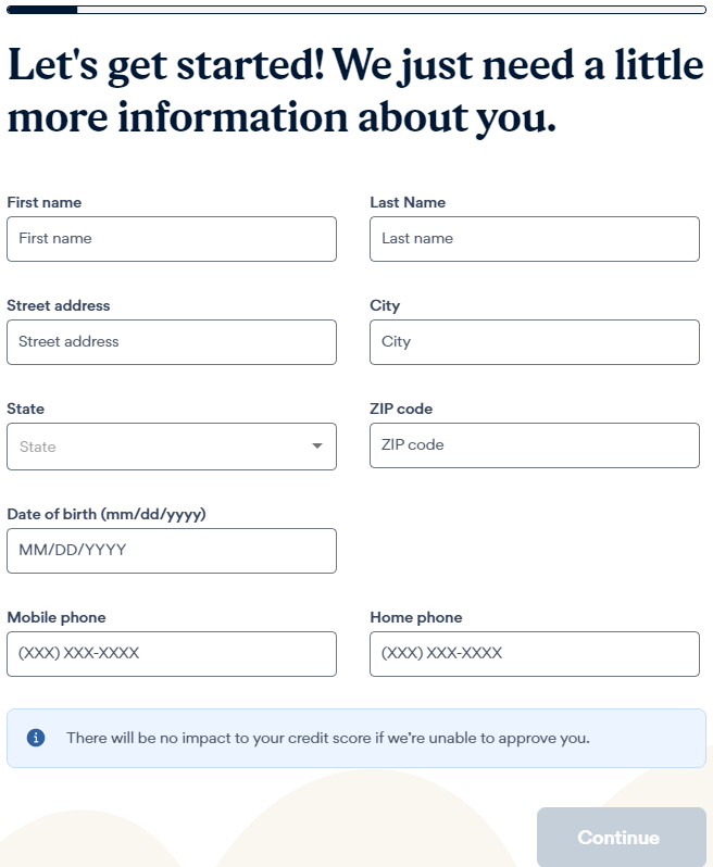 Best egg visa credit card information page