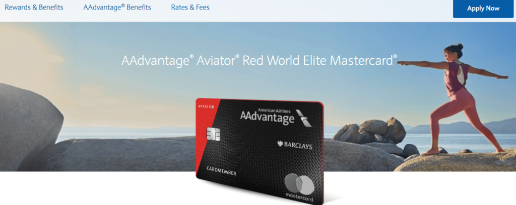 AAdvantage aviator red mastercard