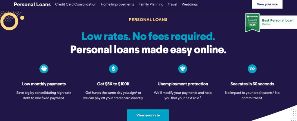 Sofi loan application