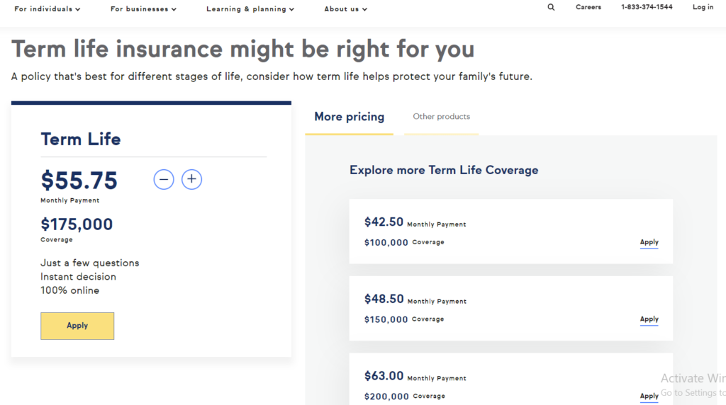 Trustage life insurance policy